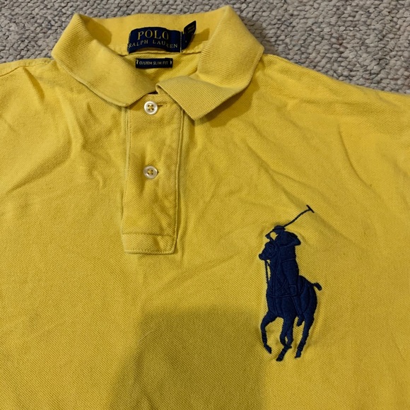 Yellow Ralph Lauren Polo shirt - Picture 3 of 3